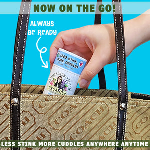 dry dog shampoo on the go