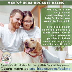 Couple with Labrador by MKB Vegan Paw Balm