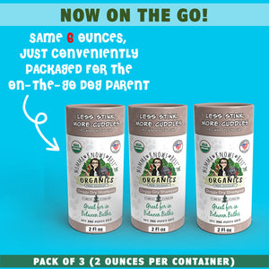 Waterless Dog Shampoo Forest Fusion on the go by Momma Knows Best