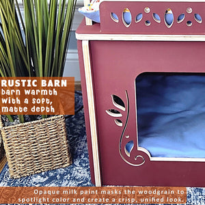 cat condos canopy rustic barn closeup