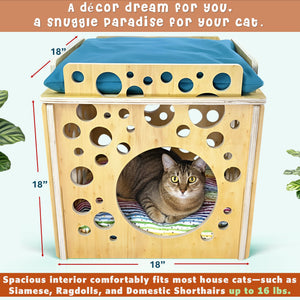 cat condos made in the usa lunar dimensions