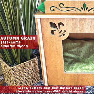 cat condos regents retreat autumn grain closeup
