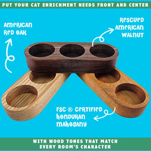 cat grass hardwood growing containers stacked ultimate kit by toe beans