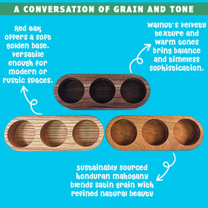 cat grass hardwood growing containers unstacked front view ultimate kit by toe beans