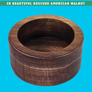 cat grass walnut hardwood growing container front by toe beans