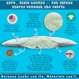 cat house wool cat beds made in the usa by earthcare