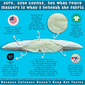 cat house wool cat beds usa-made by toe beans