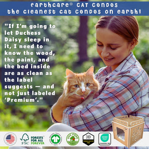 the cleanest cat condos by toe beans