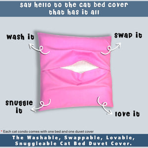 wool cat bed covers usa-made by toe beans