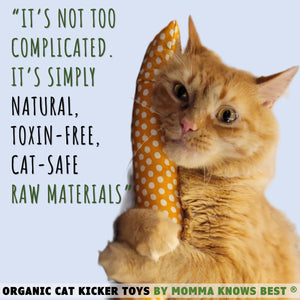 Catnip toys by Momma Knows Best