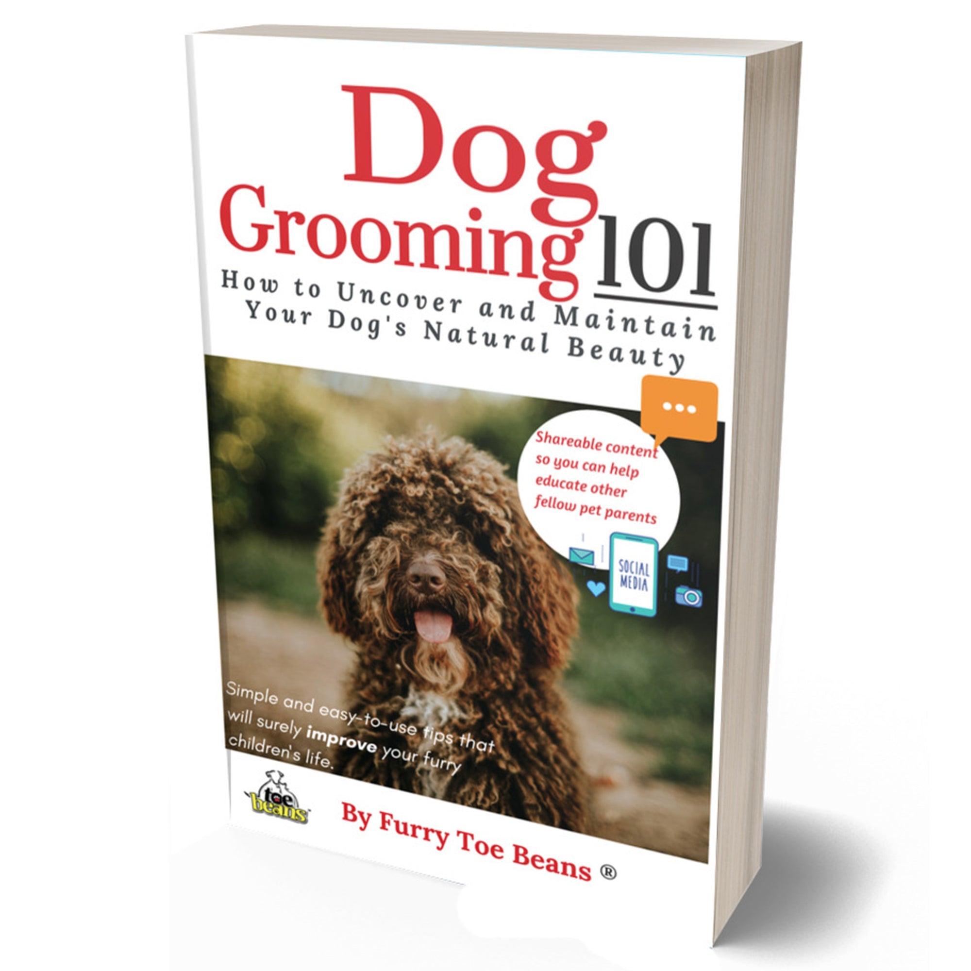 Dog grooming dog  Book by Toe Beans