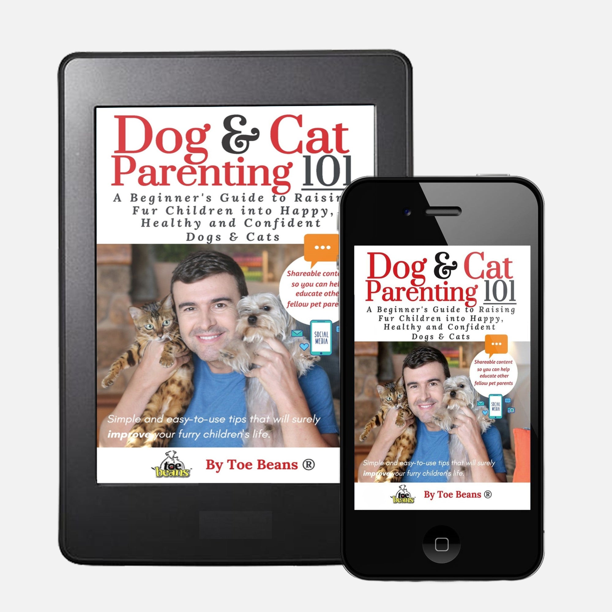 Dog and cat Parenting pet Book in eBook format  by Toe Beans