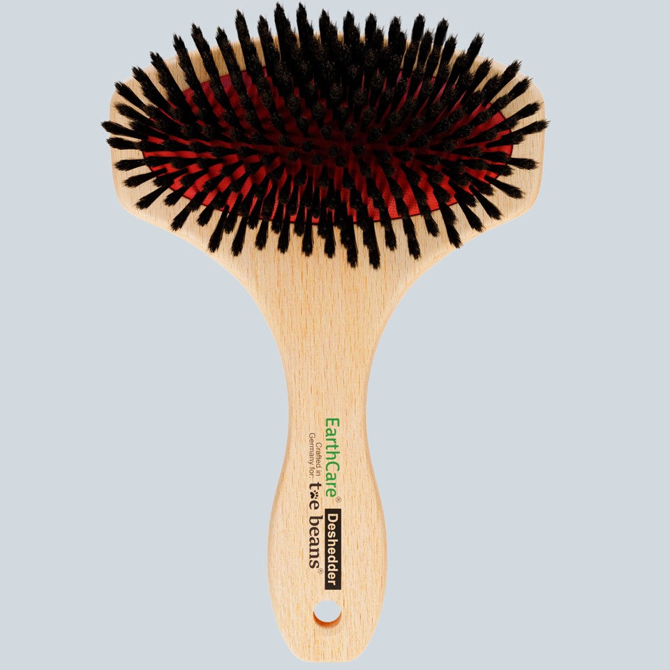 Front Dog Bristle brush EarthCare Deshedder by toe beans