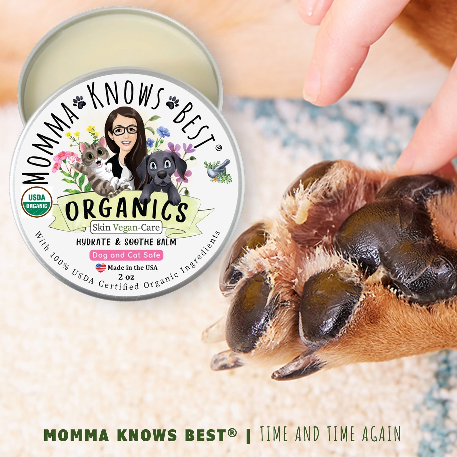 Momma Knows Best Hydrate and Soothe Application Instructions