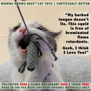 Organic Catnip toys made in the USA by momma knows best organics