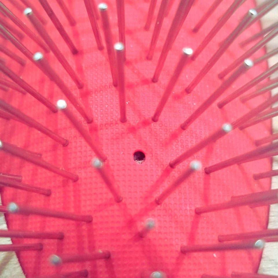 Pneumatic Cushion of Dog pin brush EarthCare Dematter by toe beans