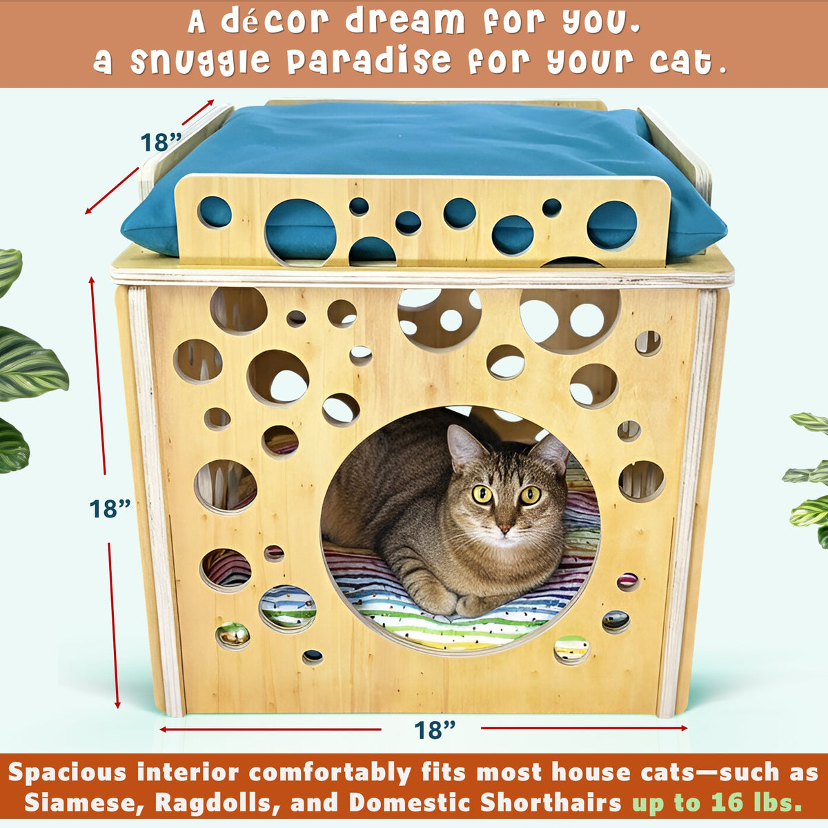 cat condos made in the usa lunar dimensions