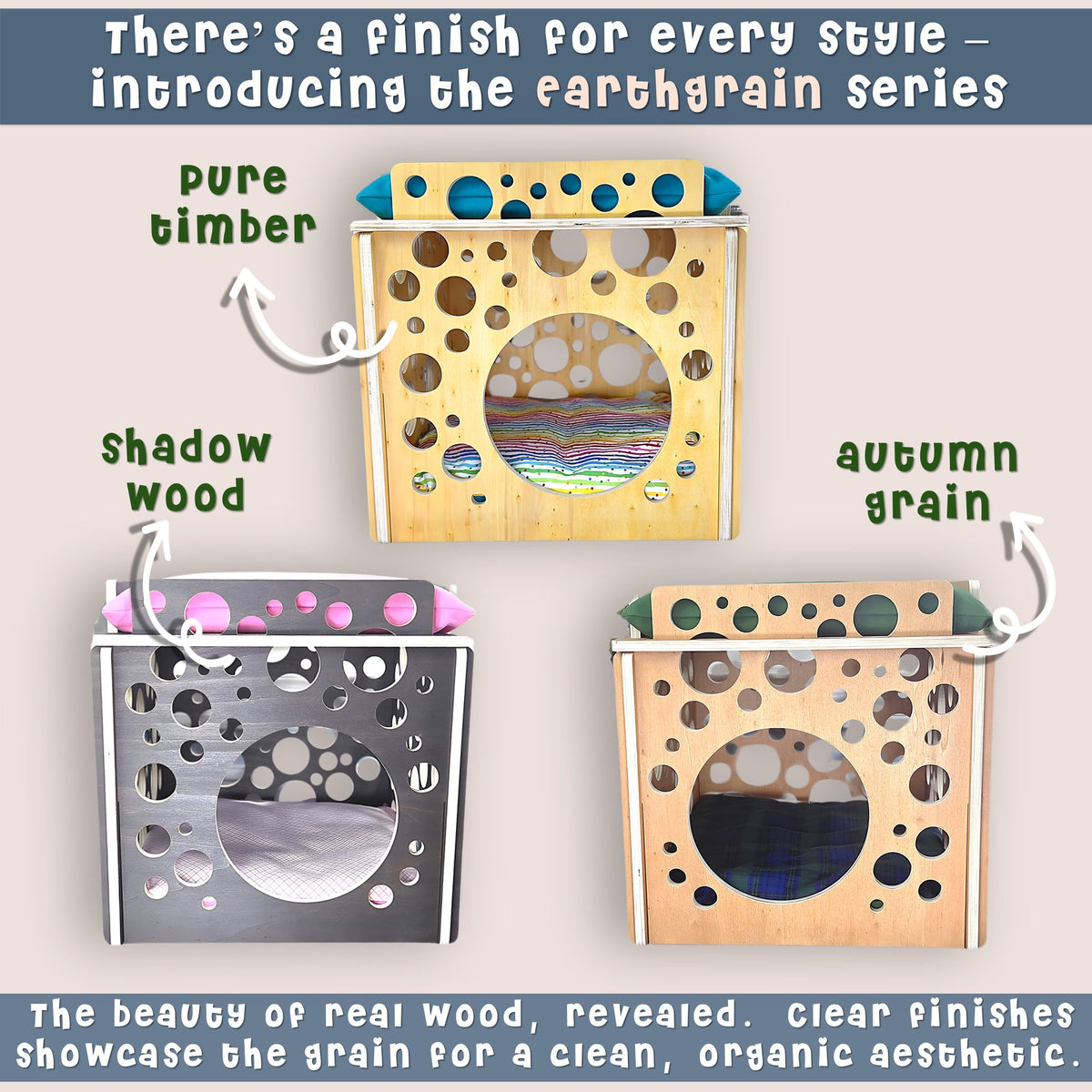 cat condos made in the usa lunar earthgrain series