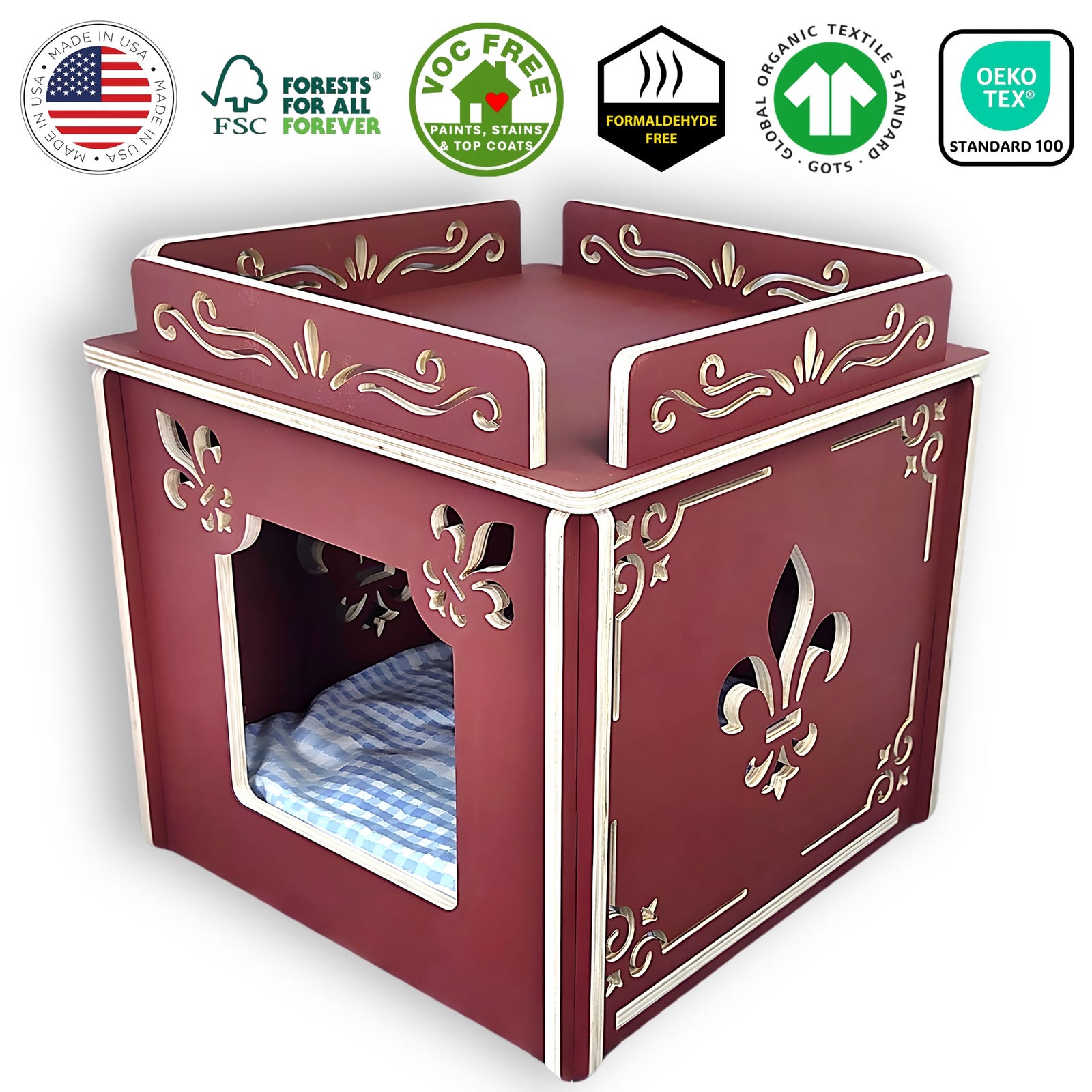 cat condos us-made regent rustic barn