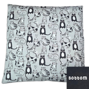 cat house cat bed charcoal whiskers