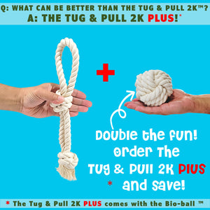 dog tug o war toy the tug and pull 2k plus by earthcare and toe beans