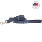 Leather Dog Collar Leash | Full Grain Spanish Leather | Made in the USA