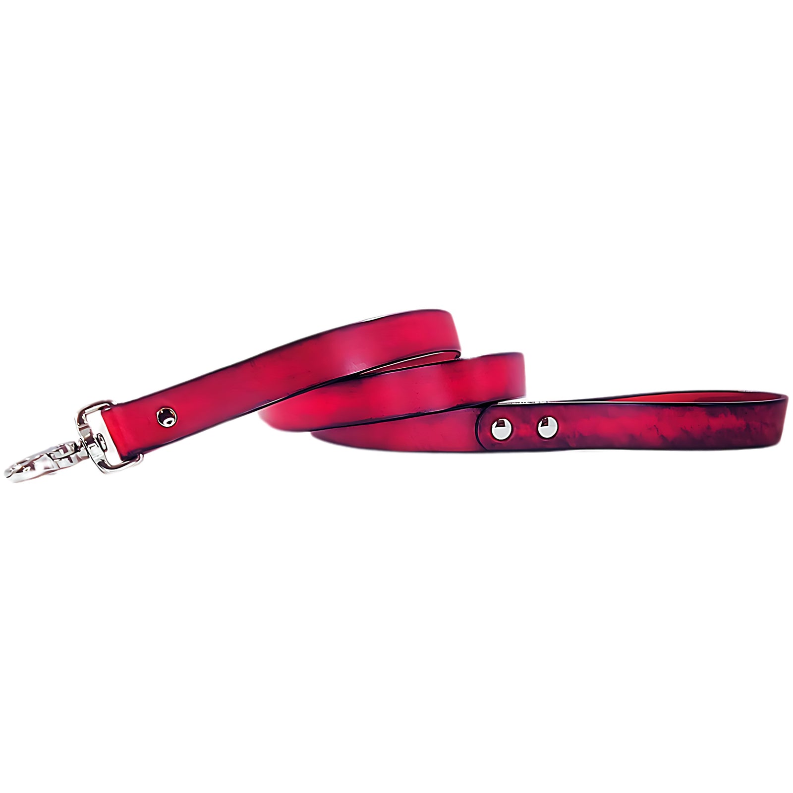 leather dog leash by toe beans 2