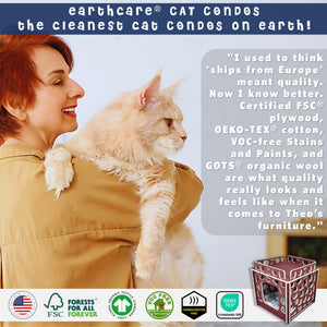the cleanest cat houses by earthcare