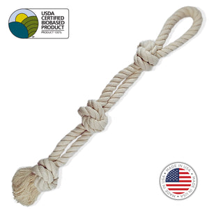 tug-o-war dog toy by earthcare