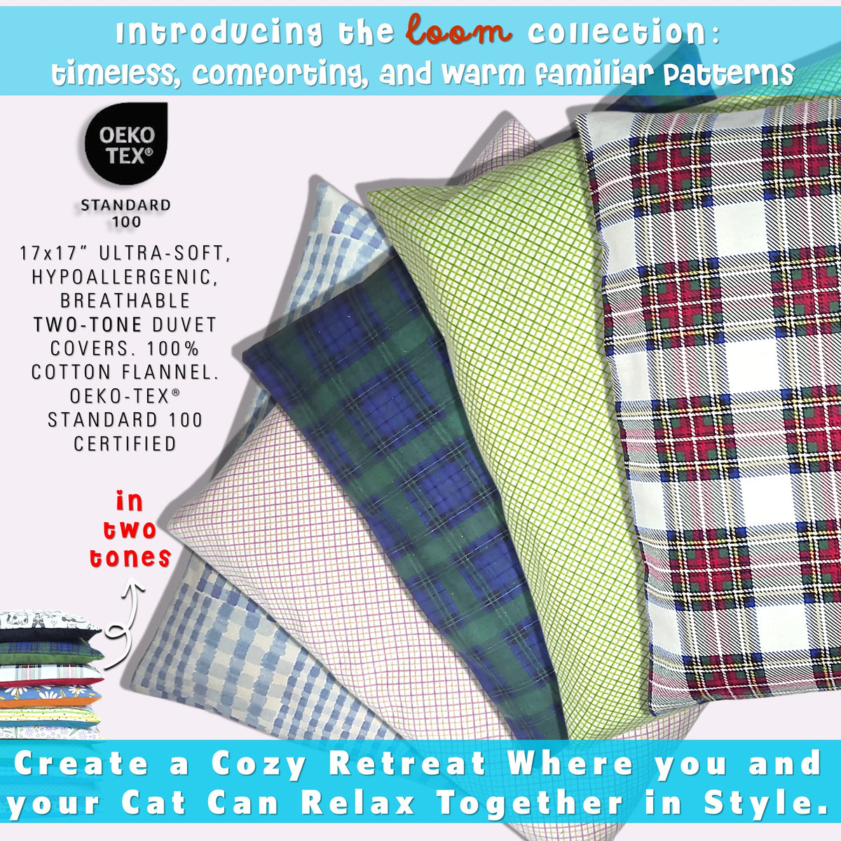 wool cat beds loom us made by toe beans