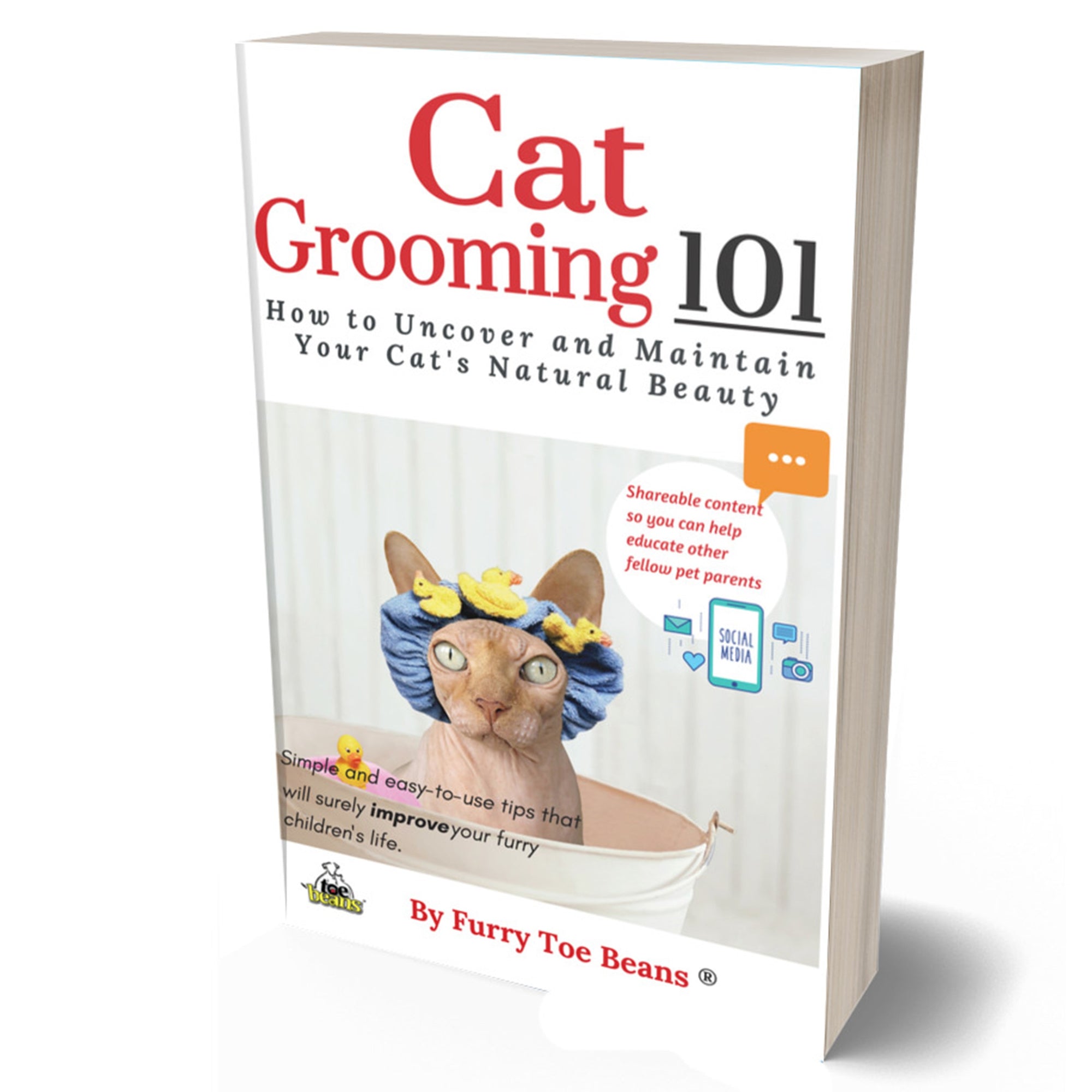 Cat grooming Cat Book by Toe Beans