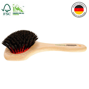 Dog brush with natural boar bristles by toe beans