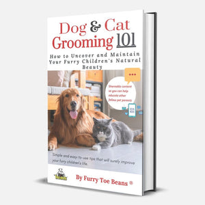 Dog and cat grooming dog Book by Toe Beans in hardcover 