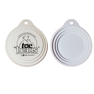 dog food can lids made in the USA by toe beans