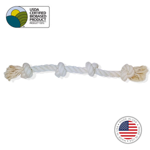 dog rope toy for large dogs 4-knot