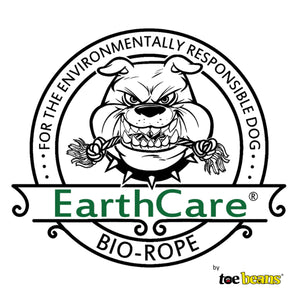 Dog rope toy earthcare biorope logo