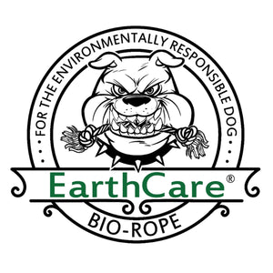 dog rope toy earthcare logo.
